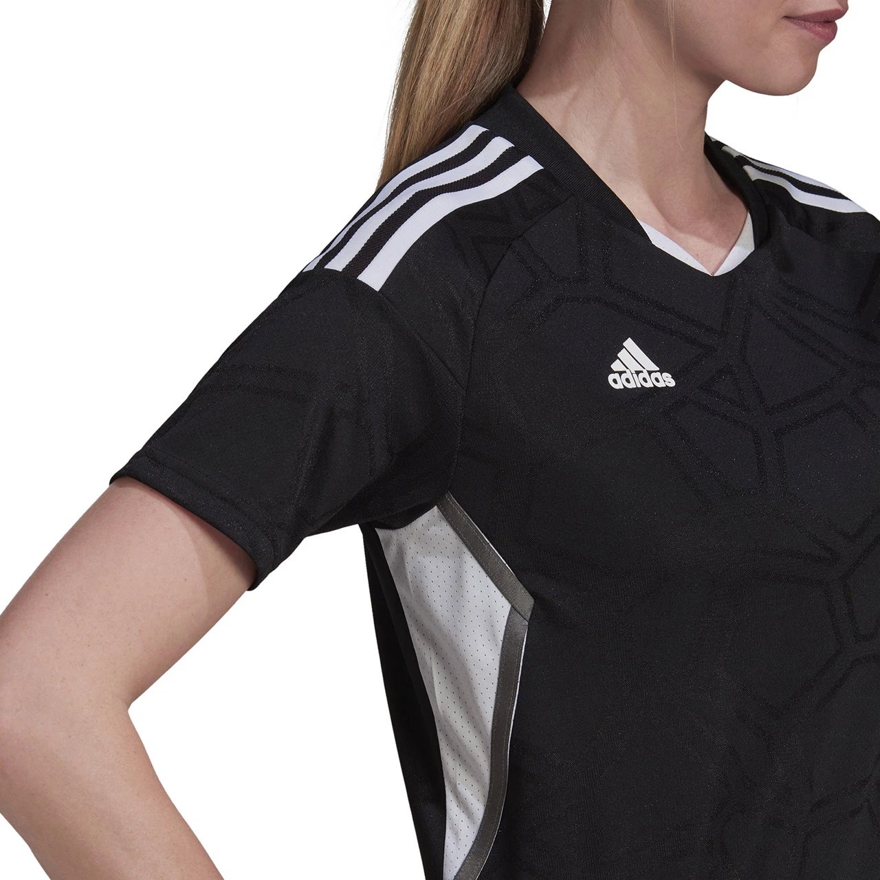 Maicë për femra adidas, e zezë