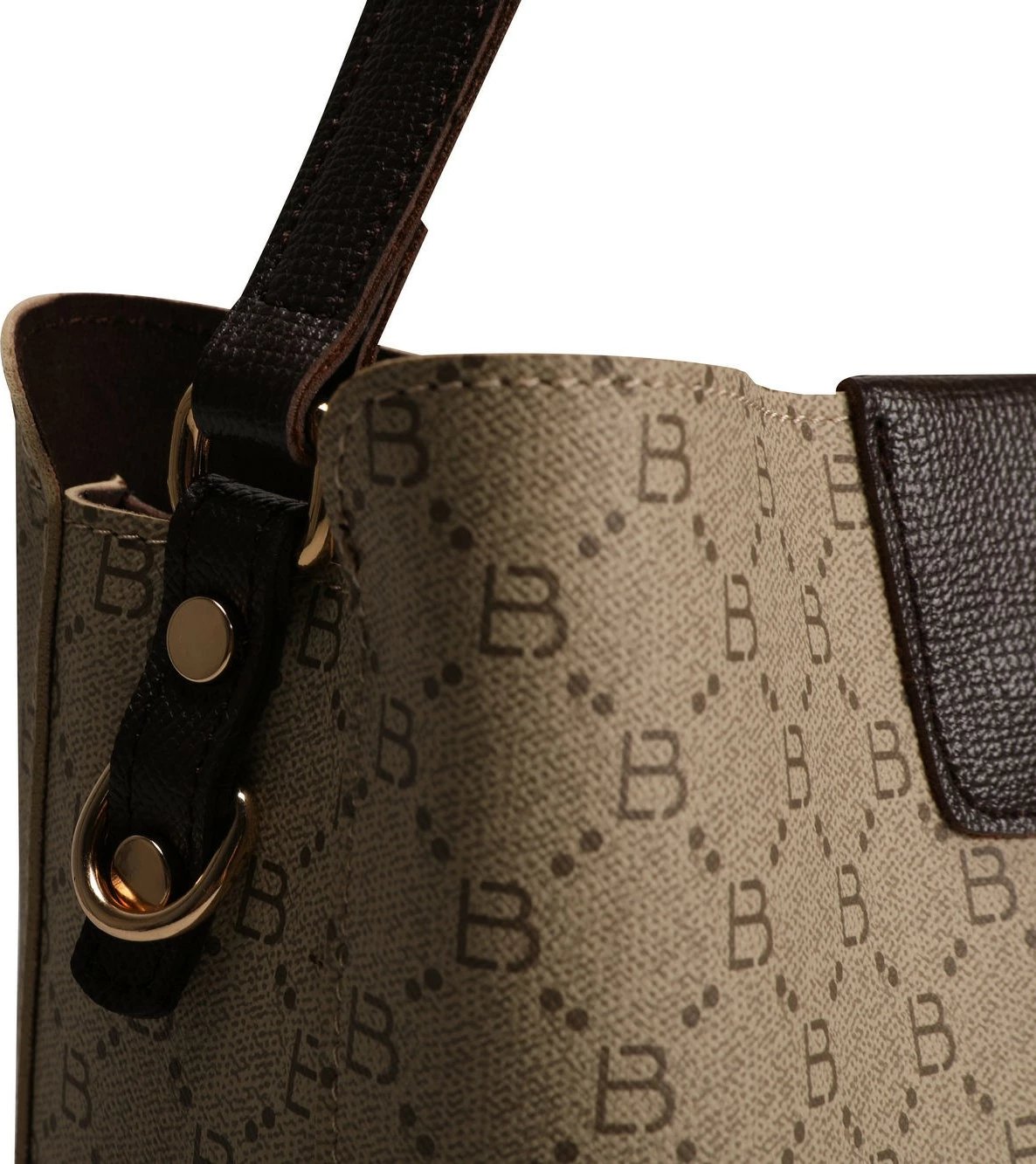 Çantë bucket Lucky Bees, krem, kafe, 328 v2