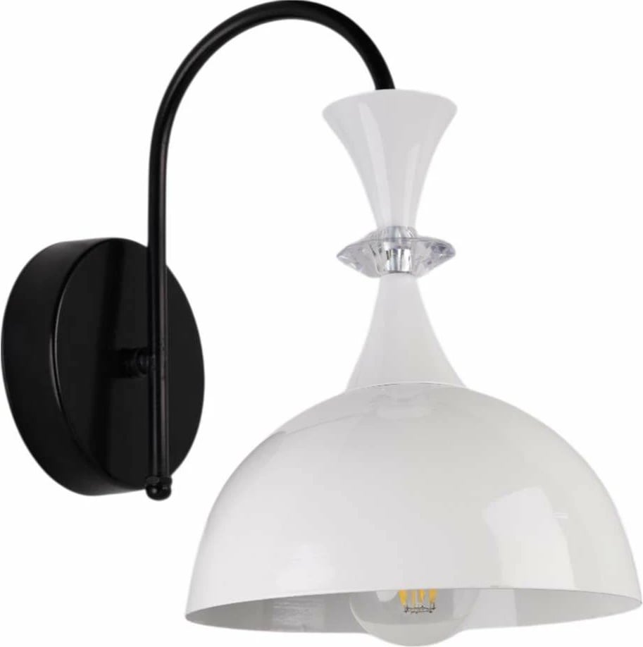 Llambë muri Opviq, 9022-1A, e bardhë dhe e zezë Llambë muri Opviq, 9022-1A, e bardhë dhe e zezë