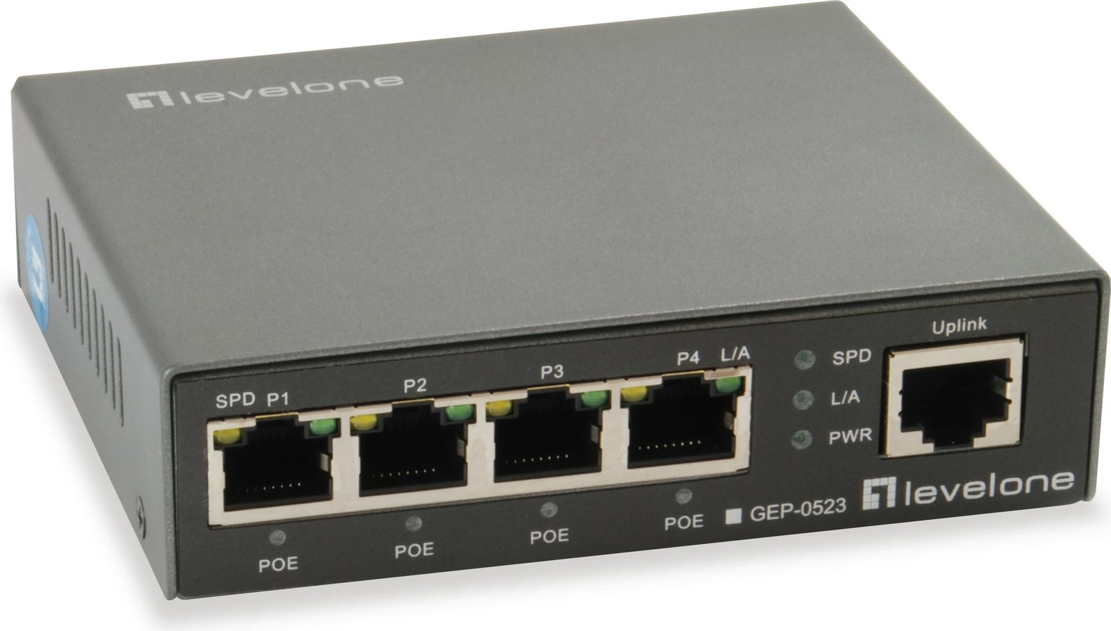 Switch LevelOne GEP-0523, 5 porta, Gigabit, PoE, 60W, i zi