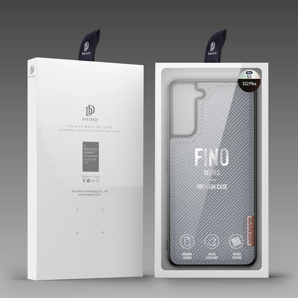 Mbështjellës Dux Ducis Fino për Samsung Galaxy S22+, najlon, Blu