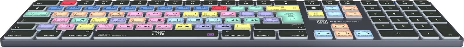 Tastierë LogicKeyboard LKB-PPROCC-TM-UK, full-size, Bluetooth, QWERTY, gri titanium
