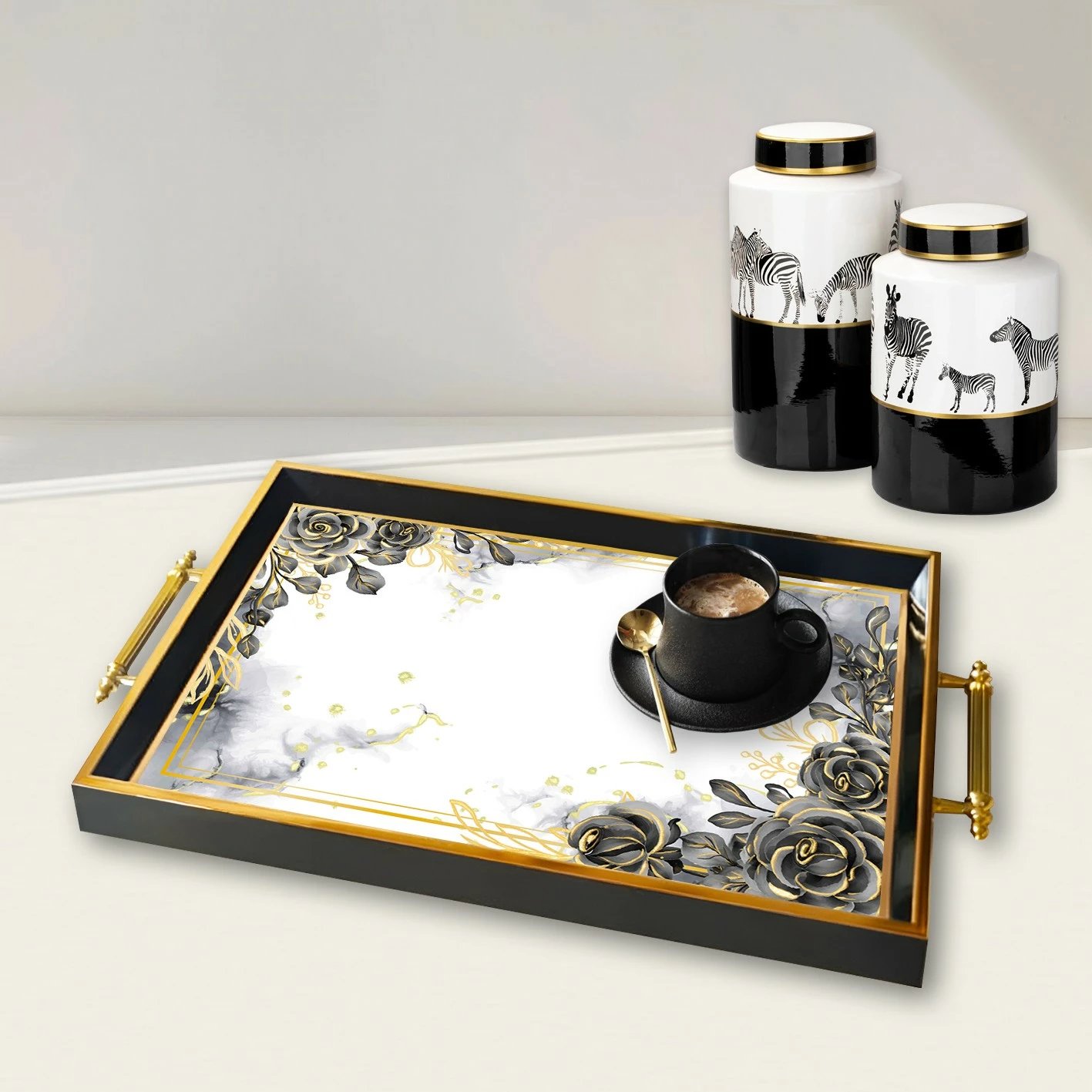 Tabaka qelqi shumëngjyrëshe Aberto Design, TPA9771, 50x29x3.5cm