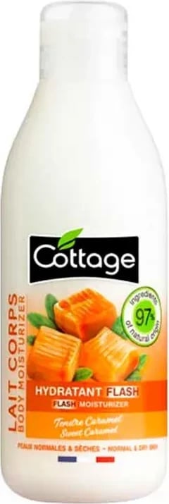 Qumësht trupi unisex Cottage Hidratación Instantánea Caramelo 200ml