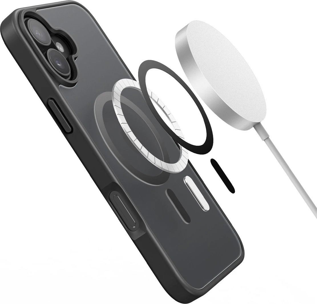 Mbështjellës Dux Ducis Yind për iPhone 17, MagSafe, i zi