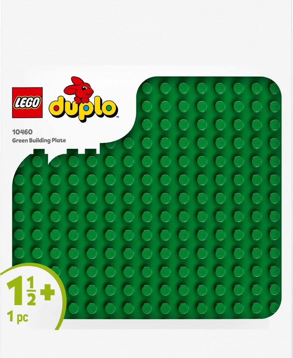 Pllakë ndërtimi LEGO DUPLO 10460, 25x25 cm, e gjelbër