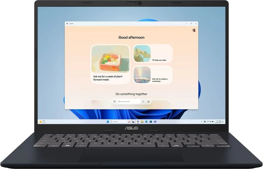 Laptop ASUS Vivobook 14 X1407CA-LY094, Ultra 5 225H, 16GB RAM, 512GB SSD, Quiet Blue
