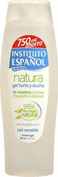 Xhel për dush unisex Instituto Español Natura Sensitive Skin 750ml