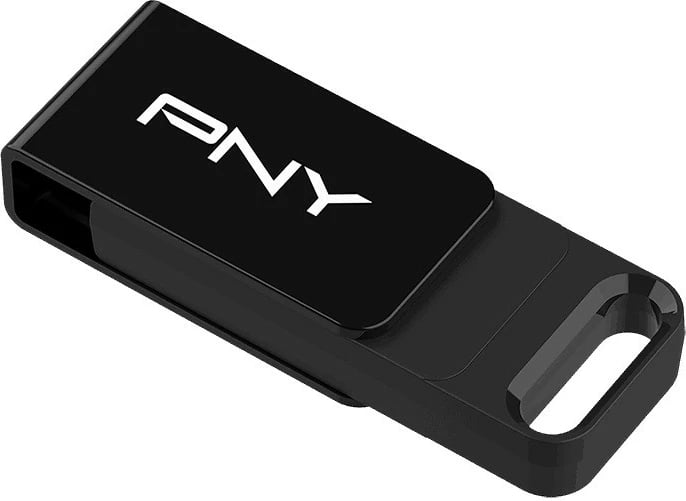 Pendrive PNY Elite 256GB, USB-C 3.2, e zezë
