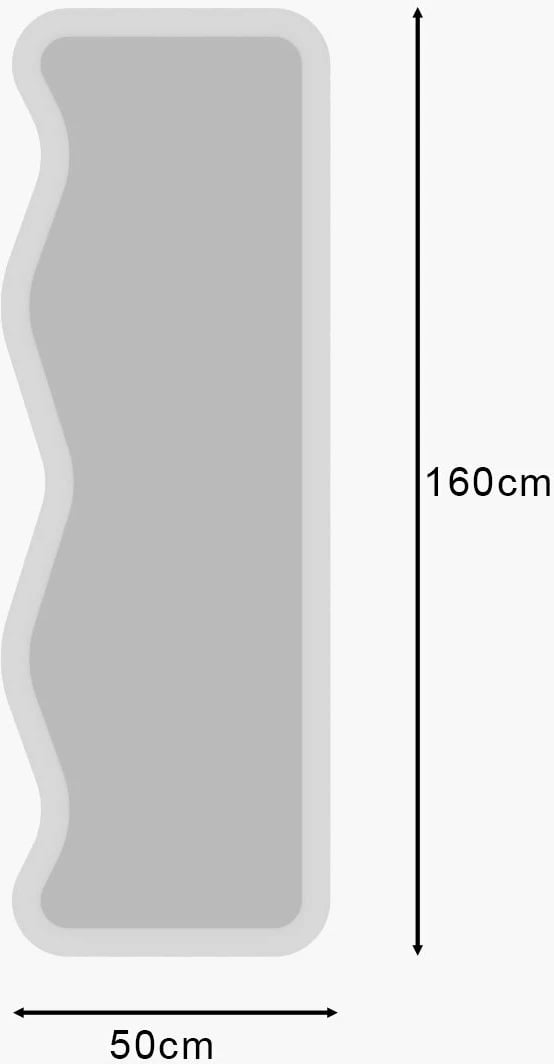 Pasqyrë Hanah Home, Asel, e bardhë