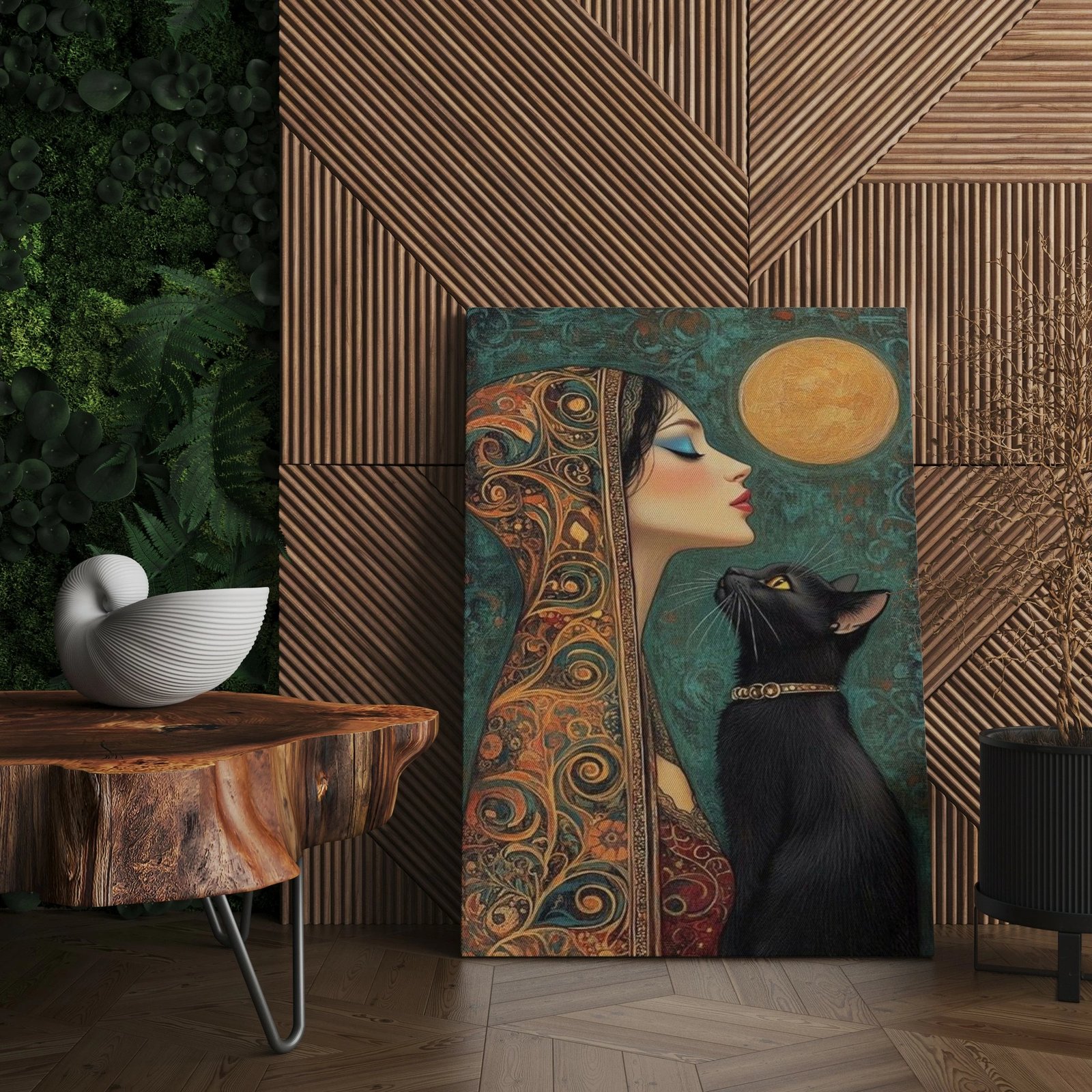 Pikturë dekorative në kanavacë, shumëngjyrëshe, ASR_CNV25-19, 50x70cm