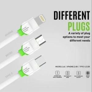 Kabllo E Karikimit LDNIO LS34 (Bardhë) Kabllo E Karikimit LDNIO LS34 (Bardhë)