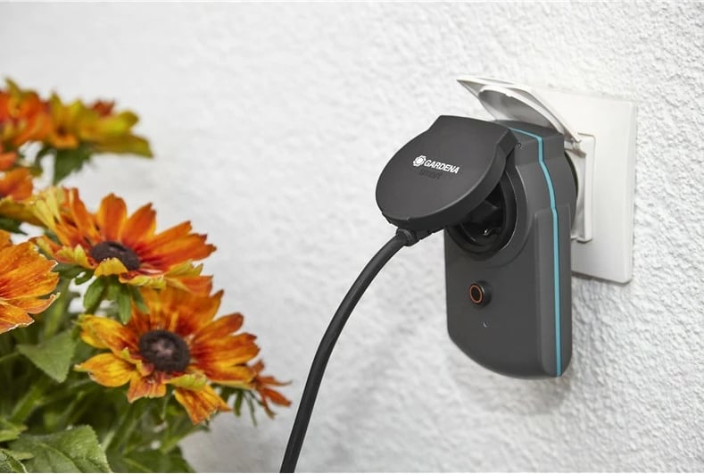 Set adapterë të mençur GARDENA smart Power Adapter 3 copë, gjelbër, gri