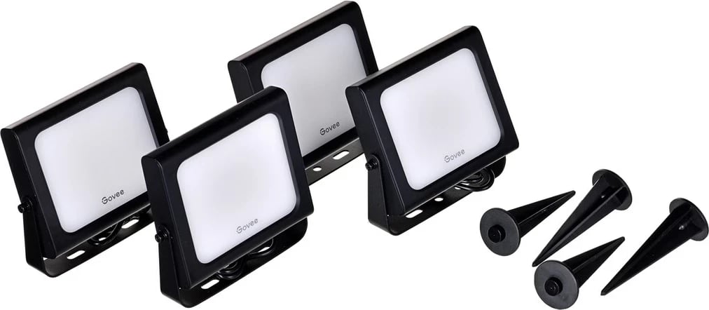 Projektor LED Govee H7060, RGBICWW, IP65, Wi-Fi/Bluetooth, i zi, set 4 copë