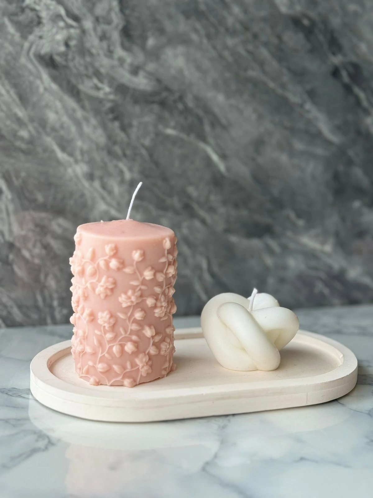 Set qirinjsh dekorativ (3 copë), Evila Originals, Glamour Candle 41ST