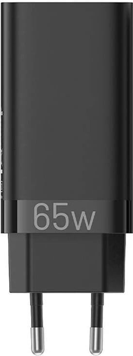 Karikues rrjeti Vention FEDB0-EU, 3 porta (2x USB-C, 1x USB-A), 65W, GaN, i zi