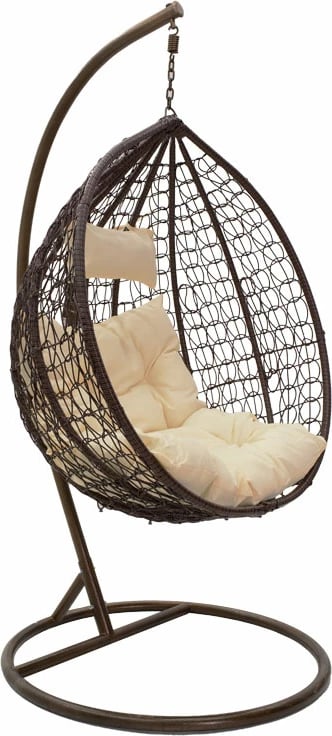 Karrige varëse për kopsht, ngjyrë kafe-bezhë, Zafer, 106x103x200 cm