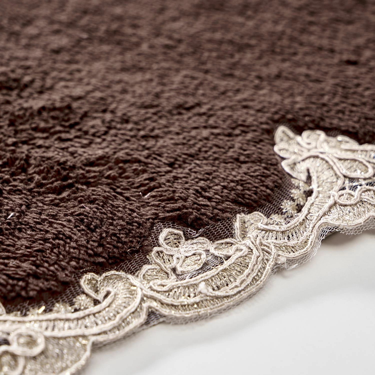 Set tapetash për banjo (2 copë), Mijolnir, Selonya, ovale, ngjyrë kafe