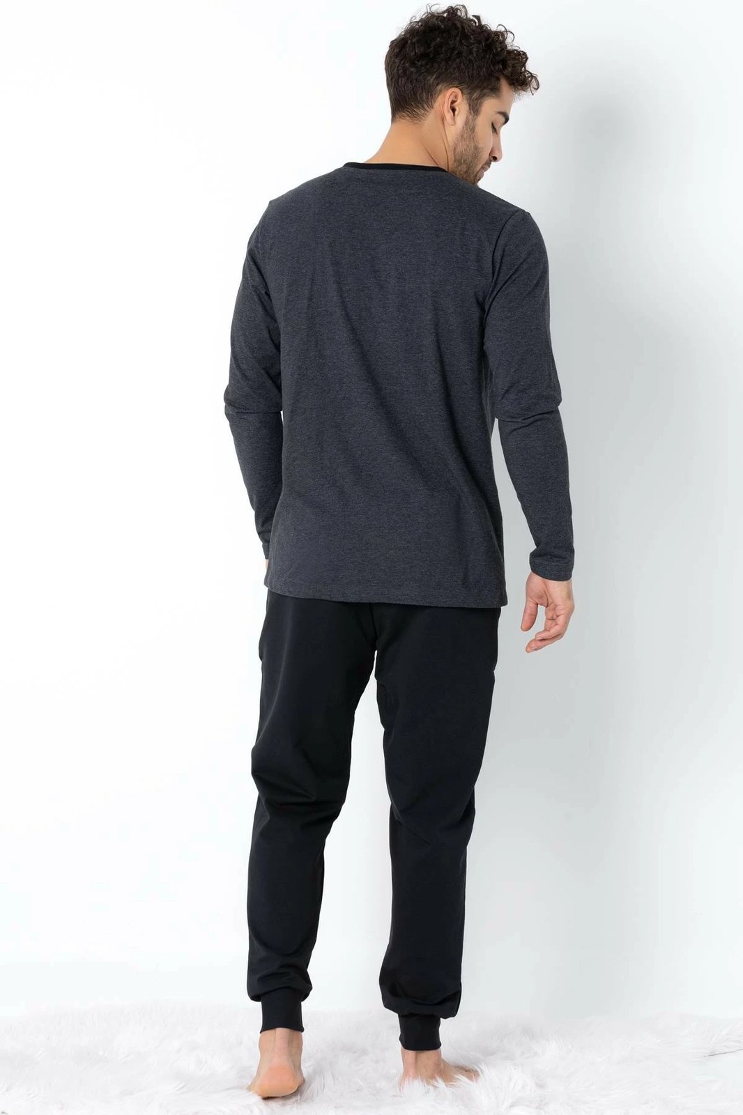 Set pizhamash për burra, Jumeon, anthracite, 002-000692004, XL/XXL