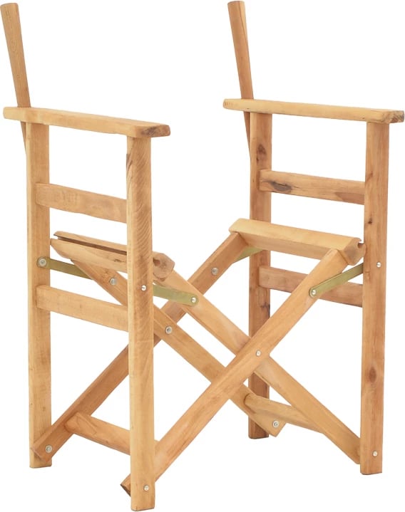 Karrige regjisori, kornizë Kompa, dru ahu, ngjyrë natyrale, 56.5x54x88cm