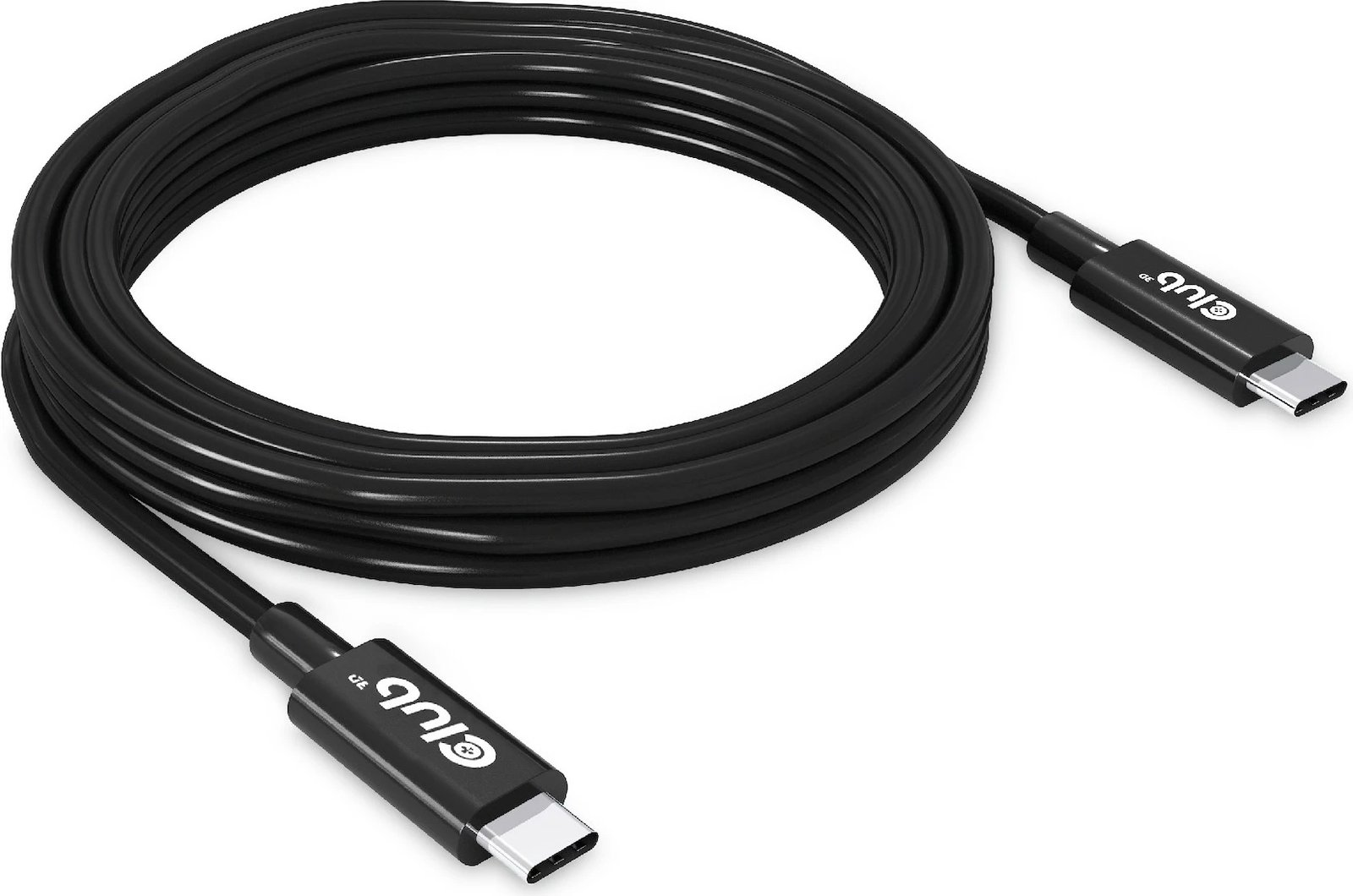 Kabllo USB Type-C Club3D 3m, 240W, 8K, 40Gbps, e zezë