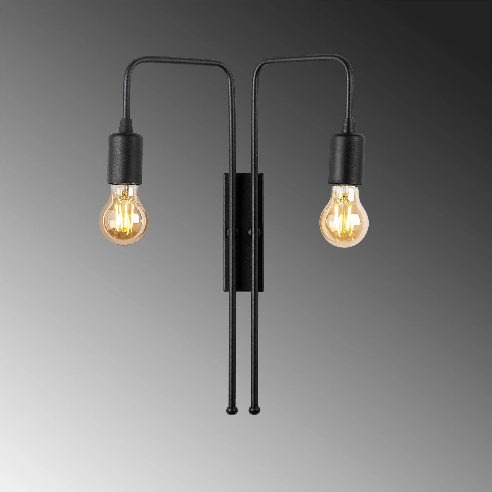 Llambë muri Opviq, Mum - 3512, ngjyrë e zezë Llambë muri Opviq, Mum - 3512, ngjyrë e zezë