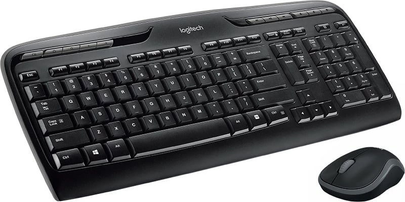 Set tastierë dhe maus Logitech MK330, wireless, QWERTY, full-size, maus optik