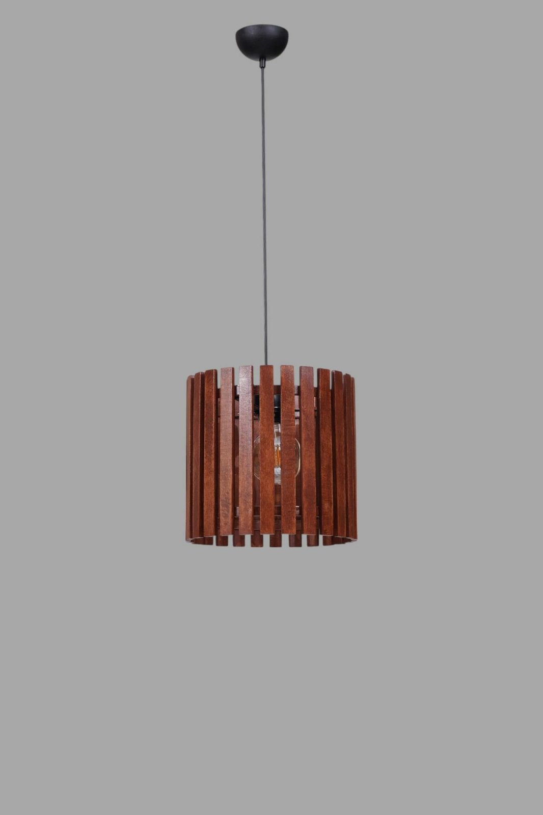 Llambë tavani Opviq, ngjyrë arre dhe e zezë, 9074-7