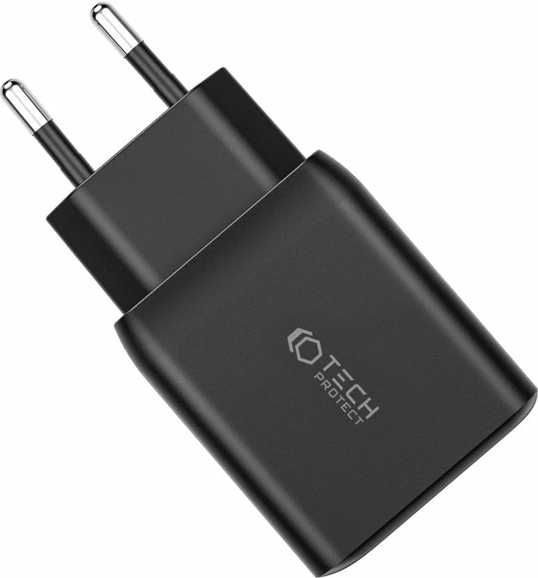 Karikues rrjeti Tech-Protect C35W, 2x USB-C PD 35W, zi