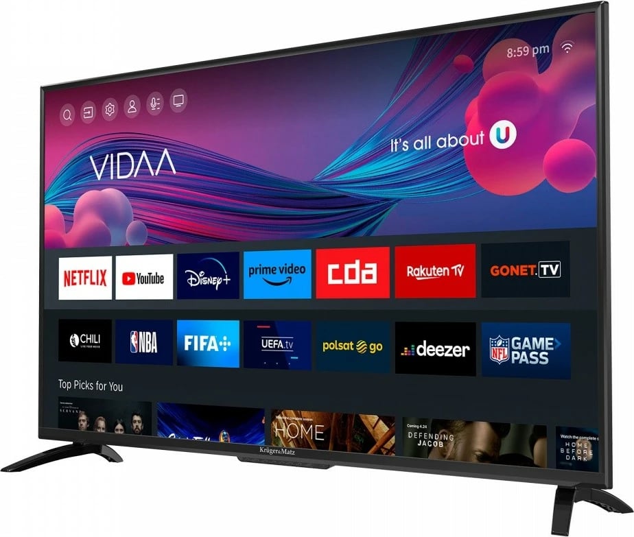 Televizor Smart Kruger & Matz KM0240FHD-V, 40 inç, Full HD, VIDAA