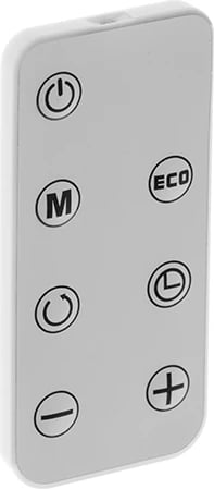 Ngrohës qeramik, Adler AD 7727, 1500W, ekran LCD, telekomandë, i bardhë