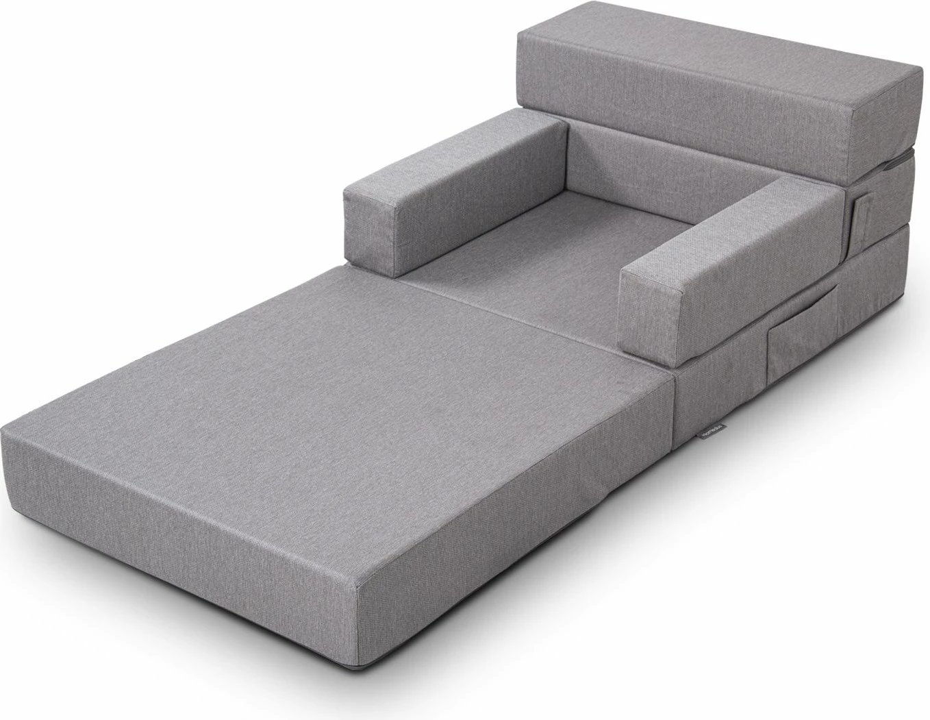 Krevat-karrige një vendës, Melissa, ngjyrë gri