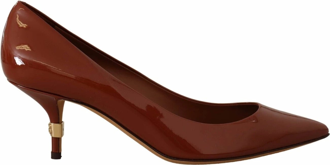 Këpucë me taka për femra Dolce & Gabbana, të kafta