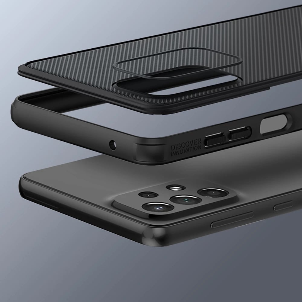 Mbështjellës Nillkin Super Frosted Shield Pro për Samsung Galaxy A73, i kuq
