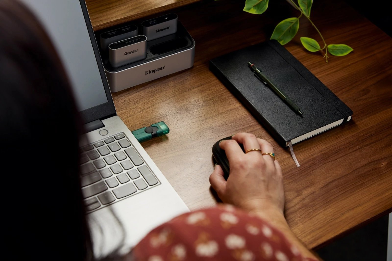 Pendrive Kingston DataTraveler DuoG2 128GB, USB-A/USB-C, Gjelbër