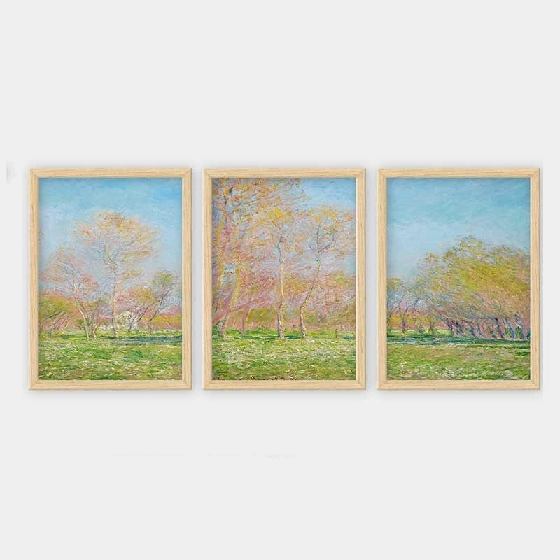 Pikturë dekorative me kornizë (3 copë), Wallity, 3NTC_UN3896329_3545