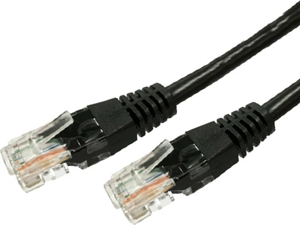 Kabllo rrjeti TB CAT 6, RJ45 mashkull-mashkull, 10m, e zezë