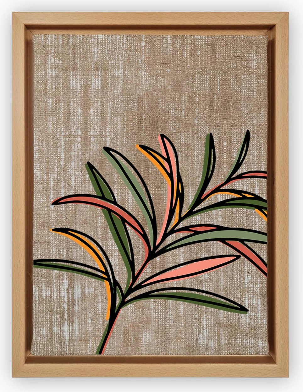 Pikturë dekorative në kanavacë, shumëngjyrëshe, LNJ2219387182462 - 36x46cm