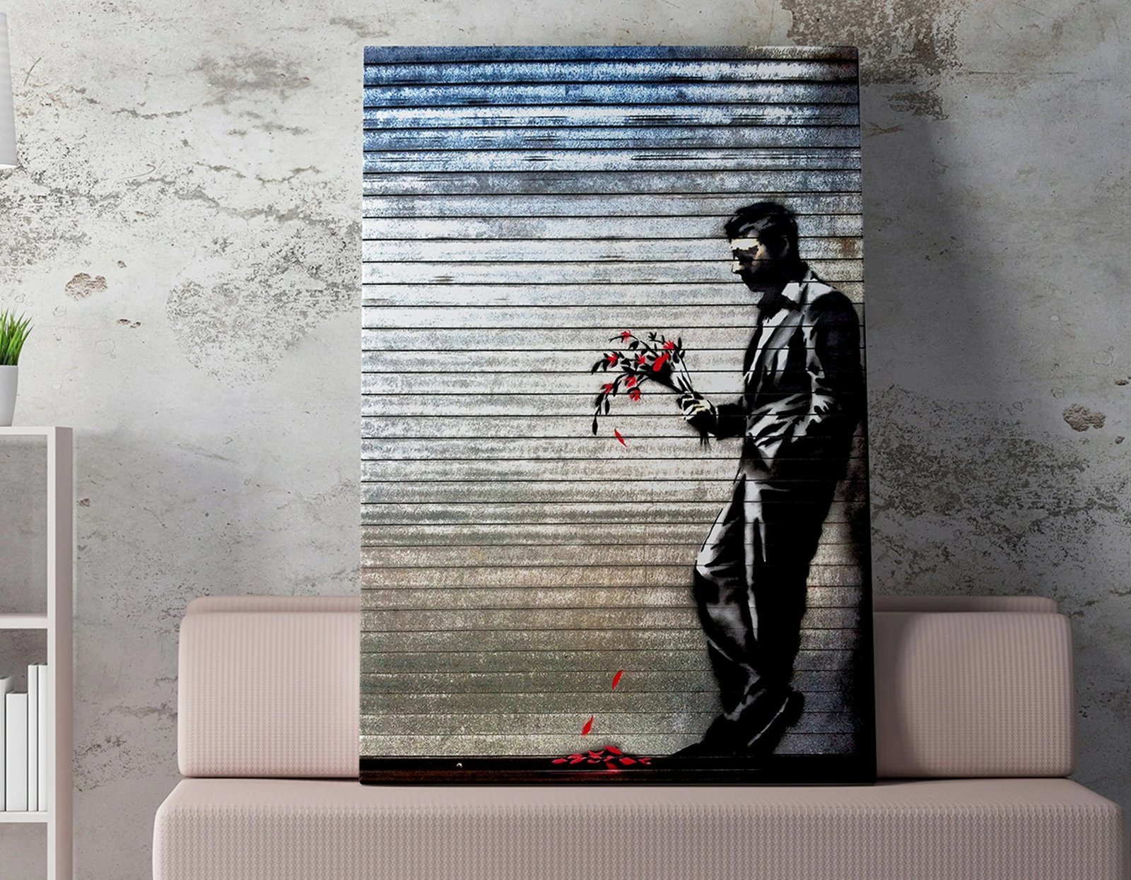 Pikturë dekorative në kanavacë, Banksy, shumëngjyrëshe, WY17, 50x70cm