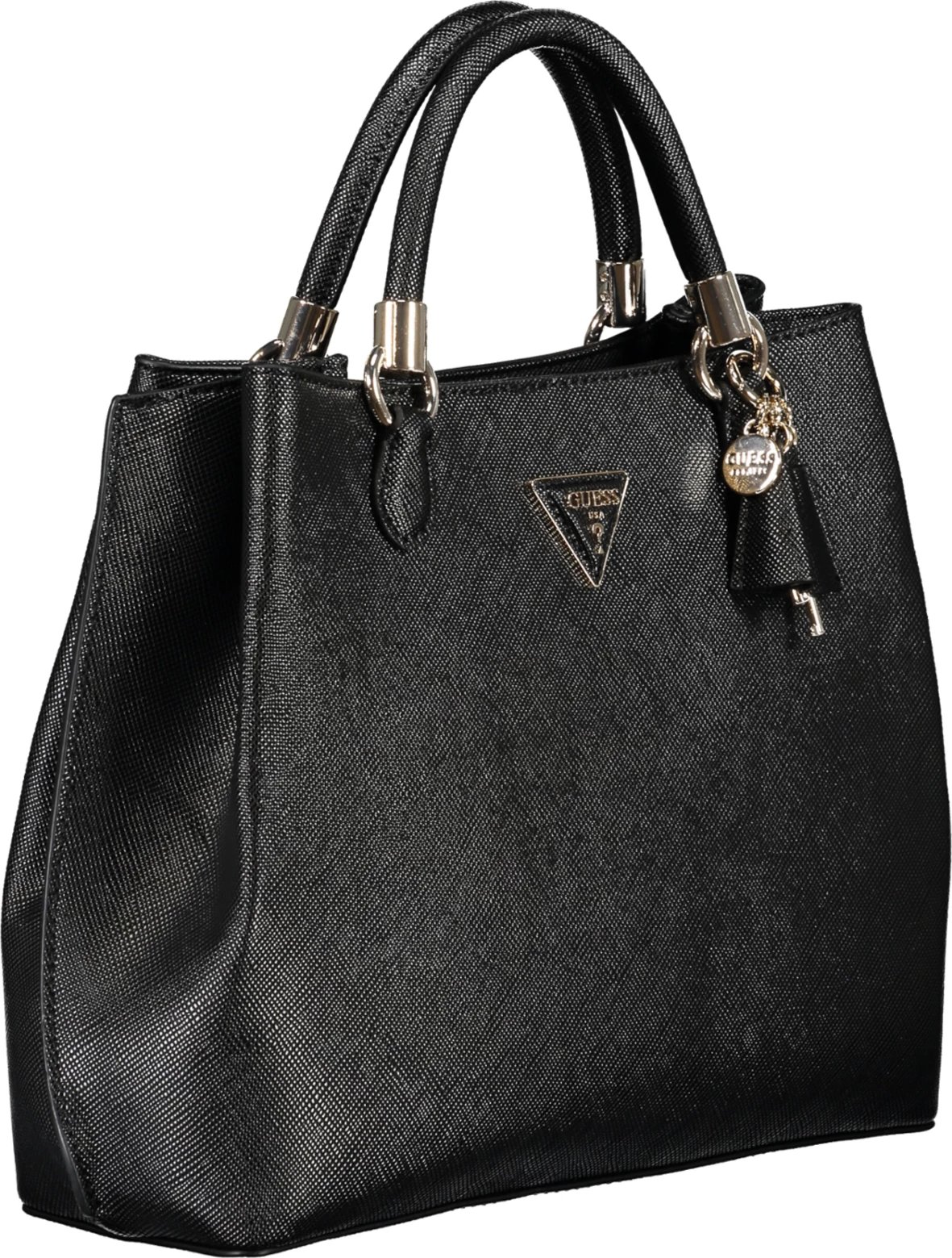 Çantë GUESS JEANS GIZELE BAG femra, e zezë Çantë GUESS JEANS GIZELE BAG femra, e zezë