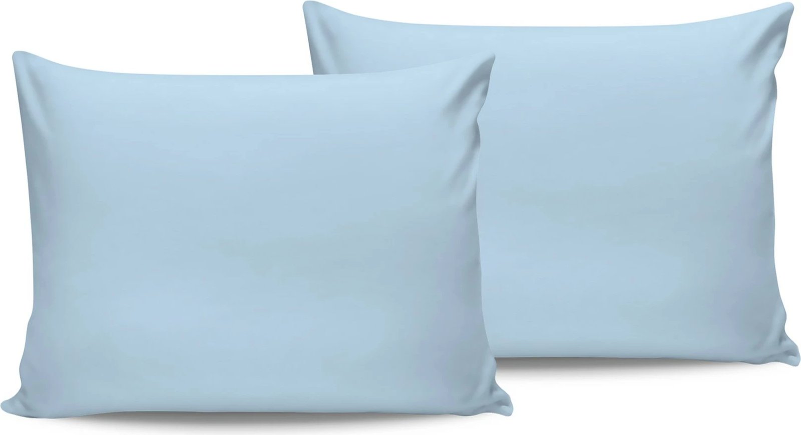 Set këllëfësh jastëku (2 copë), ngjyrë kaltër e çelët, L'Essentiel Linge de Maison