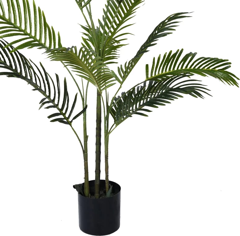 Bimë dekorative Areca II në vazo, Inart, jeshile, pp, H150cm