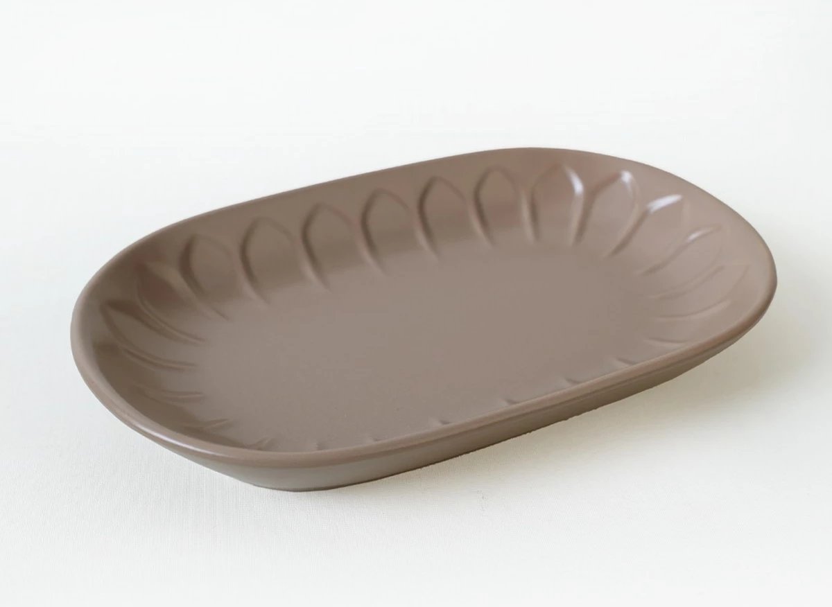 Set pjatash (2 copë), Hermia Concept, X00017601, bezhë, 25x15cm