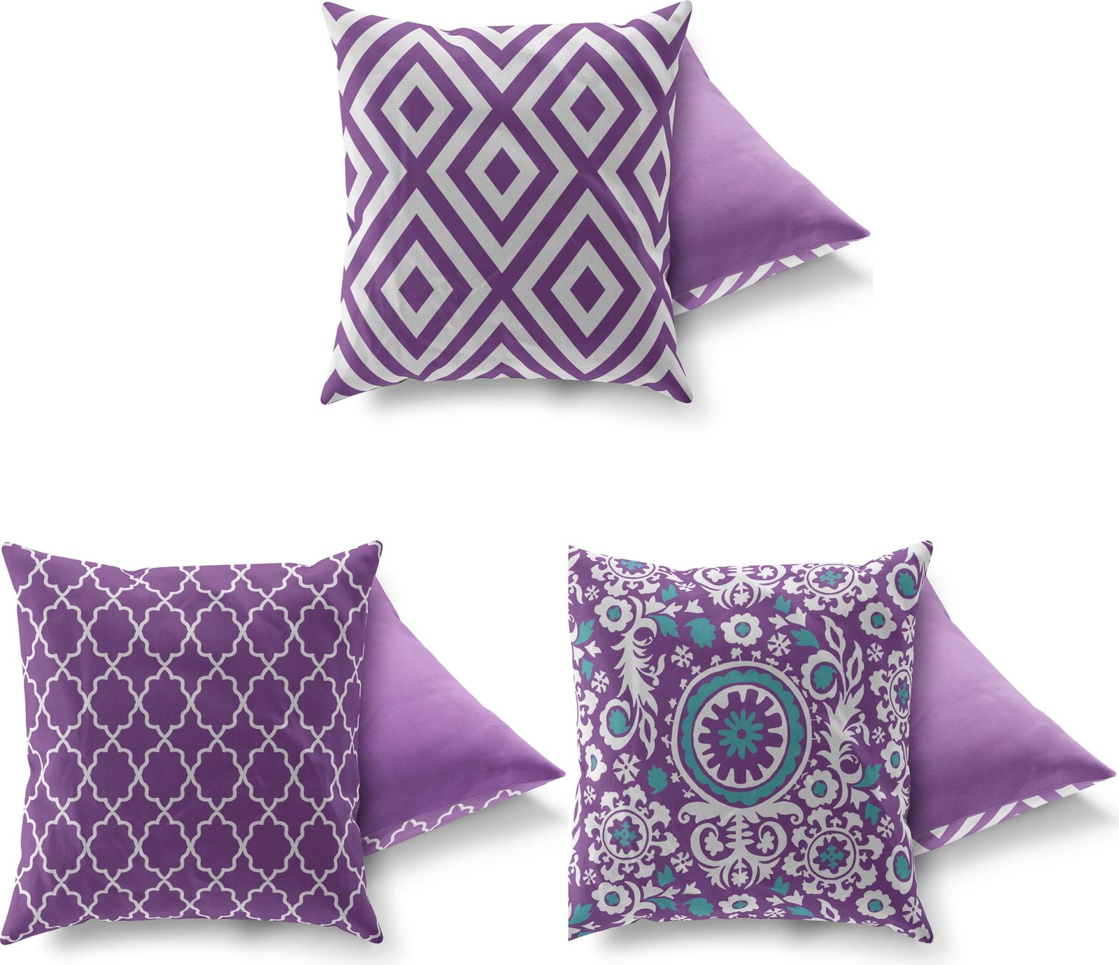 Set jastëkësh (3 copë), dizajn Aberto, AC-4700-4247-4223