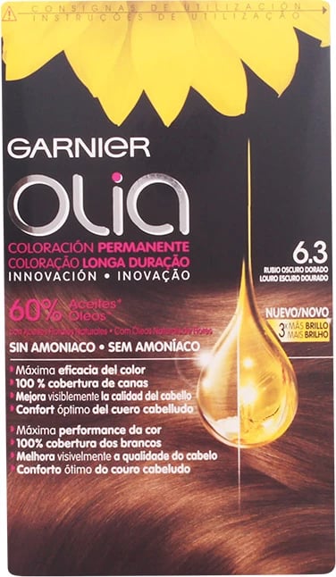 Ngjyrë për flokë Garnier Olia 7.3 bjonde e artë e errët