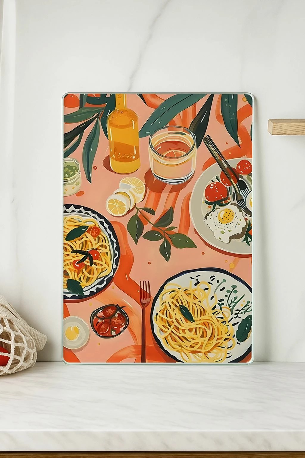 Dërrasë prerëse Hermia, shumëngjyrëshe, Kes-00039, 30x40cm Dërrasë prerëse Hermia, shumëngjyrëshe, Kes-00039, 30x40cm