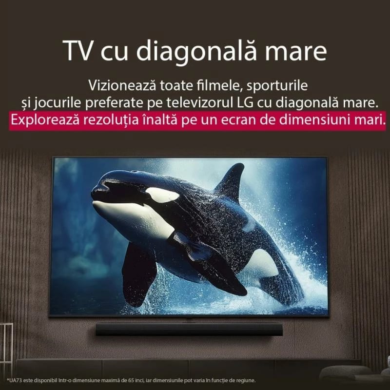 Televizor LCD 4K UHD AI, LG, 43UA73003LA, 43\", i zi