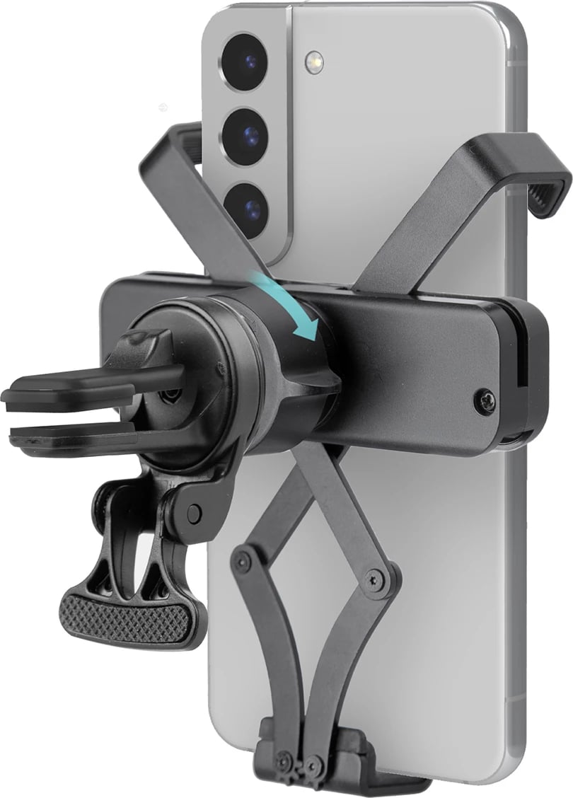 Mbështjellës telefoni për veturë SBS TESUPGRAVSTD, gravitet, për ajrosje, i zi