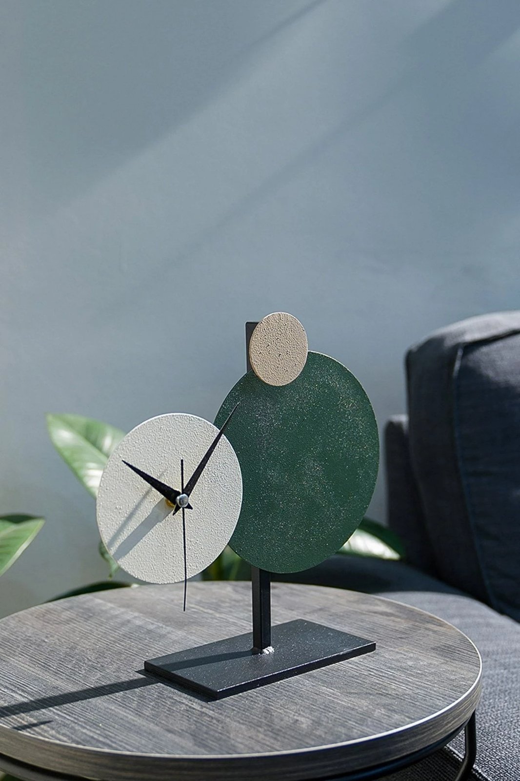 Orë dekorative Aberto Design, MYK2117-2, ngjyrë e gjelbër, krem, kafe, 26x25cm