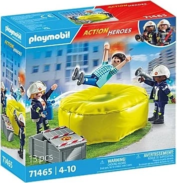 Set lodrash Playmobil Action Heroes 71465, zjarrfikës me jastëk ajri, 13 pjesë